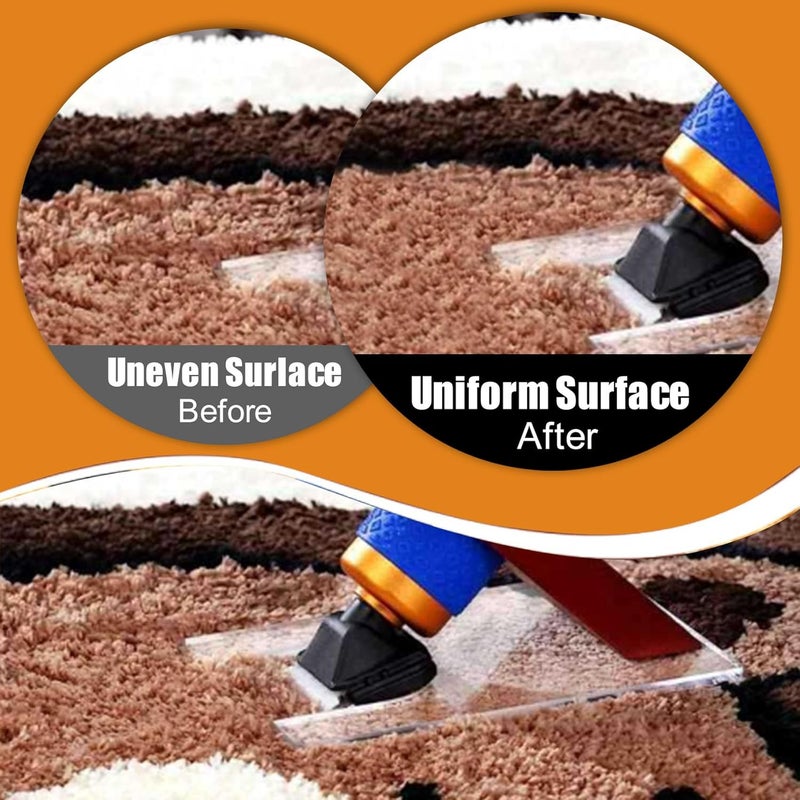 MAXMAN Carpet Trimmer with Shearing Guide, Electric Rug Tufting Gun Carver Clippers, Rug Trimmer, Carpet Shaver Carpet Carving Tool for Sculpting Tufting Gun Rug, 2 Blades (Excluding Oil) - Image 4